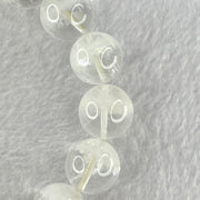 Natural White Phantom Quartz Beads Bracelet 68.81g 20cm 14.8mm 16 Beads - Huangs Jadeite and Jewelry Pte Ltd