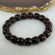 Old Bodhi Seed Beads Bracelet 紫金鼠手链 18.13g 18.5cm 11.1mm 19 Beads - Huangs Jadeite and Jewelry Pte Ltd