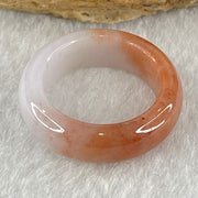 Type A Reddish Brown and Light Lavender Jadeite Ring 4.37g 6.8 by 4.0mm US7.4 HK16.2 (Very Slight Internal Line) - Huangs Jadeite and Jewelry Pte Ltd