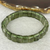 High Quality Natural Light Green Rutilated Quartz Bracelet 高品质天然顺绿发手链 22.43g 14.5cm 11.3 by 7.4 by 5.7mm 24 pcs - Huangs Jadeite and Jewelry Pte Ltd