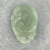 Type A Jelly Green with Faint Green Jadeite Ruyi 如意 6.23g 39.3 by 20.5 by 4.1mm - Huangs Jadeite and Jewelry Pte Ltd