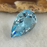 Natural Sky Blue Topaz Teardrop Shape 10.49ct 17.4 by 10.4 by 7.8mm - Huangs Jadeite and Jewelry Pte Ltd