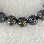 Good Grade Natural Petersite Beads Bracelet 30.14g 17cm 10.8mm 19 Beads - Huangs Jadeite and Jewelry Pte Ltd