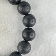 Natural Magnetite Beads Bracelet 63.58g 17cm 14.2mm 16 Beads - Huangs Jadeite and Jewelry Pte Ltd