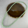 Type A Apple Green Jadeite Beads Necklace 88 Beads 7.7mm 65.33g - Huangs Jadeite and Jewelry Pte Ltd