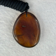 Natural Amber Pendent 天然琥珀牌 7.34g 36.1 by 28.1 by 9.2mm - Huangs Jadeite and Jewelry Pte Ltd