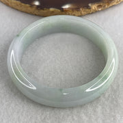 Certified Natural Type A Jelly Light Green & Light Lavender Jadeite Bangle |(53.89g | 54.0mm Inner Diameter | 13.3mm x 8.3mm | Very Very Slight External Line | Synergy, "Zi Qi Dong Lai" Noble Benefactor Magnet & Feng Shui Serenity Anchor) - Huangs Jadeite and Jewelry Pte Ltd