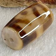 Natural Powerful Tibetan Old Oily Agate Patina Guiren Tairen Human Dzi Bead Totem Amulet Heavenly Master (Tian Zhu) 贵人天诛 4.75g 19.8 by 11.8mm - Huangs Jadeite and Jewelry Pte Ltd