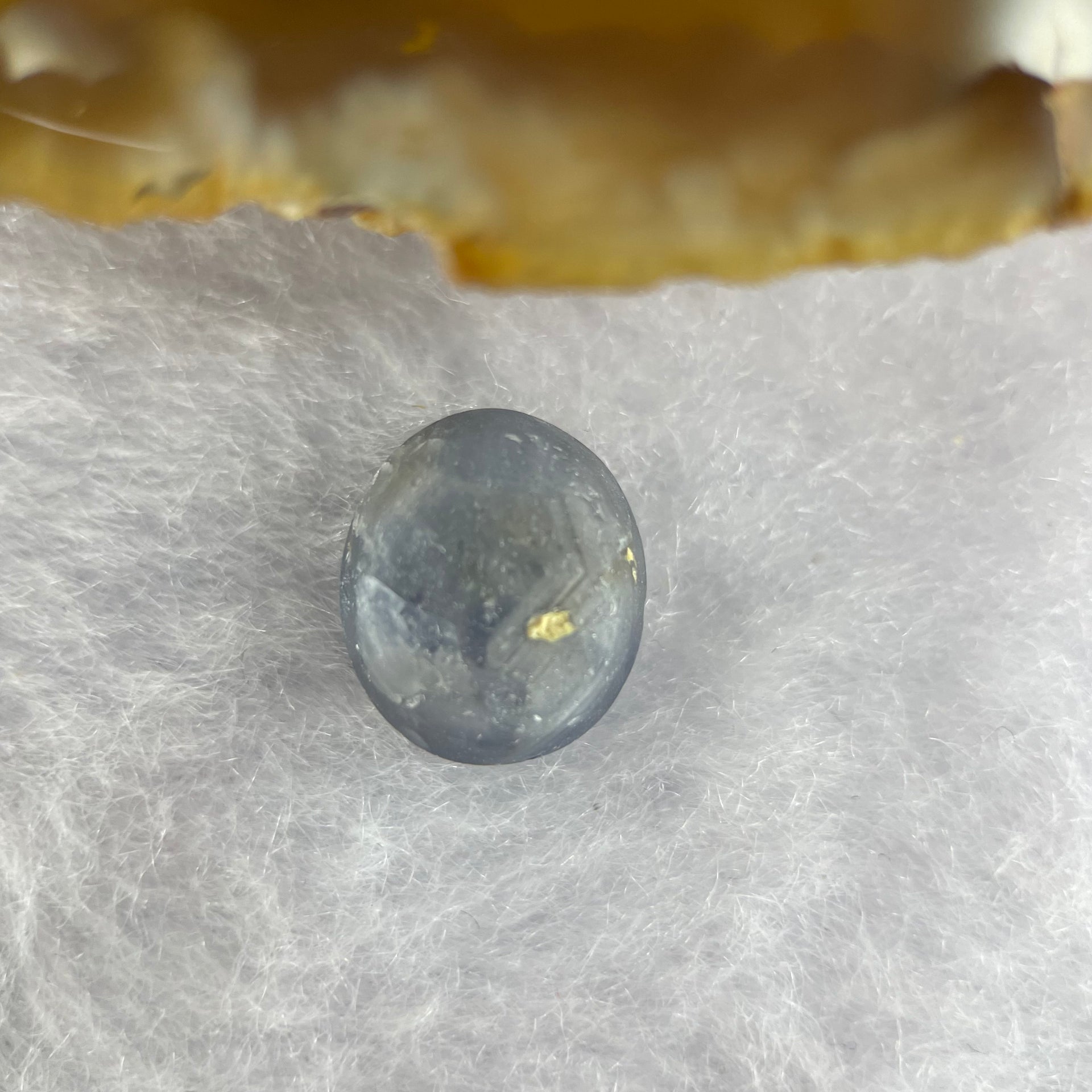 Natural Blue Star Sapphire 4.85 ct 10.6 by 9.2 by 4.4mm - Huangs Jadeite and Jewelry Pte Ltd