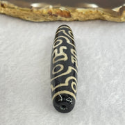 Natural Powerful Tibetan Old Oily Agate 8 Eyes Om Mani Padme Hum Dzi Bead Heavenly Master (Tian Zhu) 六字箴言八眼天珠 15.12g 59.0 by 13.0mm - Huangs Jadeite and Jewelry Pte Ltd