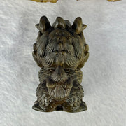 Natural Wooden Kirin Display 天然绿檀麒麟摆件 36.59g 48.7 by 33.3 by 54.1mm - Huangs Jadeite and Jewelry Pte Ltd