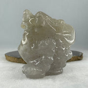 Natural White Agate with Citrine 3 Legged Toast Display 800.5g 113.0 by 85.0 by 90.0mm - Huangs Jadeite and Jewelry Pte Ltd