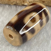 Natural Powerful Tibetan Old Oily Agate Patina Guiren Tairen Human Dzi Bead Totem Amulet Heavenly Master (Tian Zhu) 贵人天诛 4.75g 19.9 by 11.7mm - Huangs Jadeite and Jewelry Pte Ltd