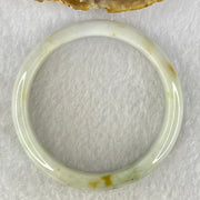 Type A Lavender and Green with Brown Patches Jadeite Bangle Internal Diameter 58.2mm 48.01g 12.3 by 7.6mm (Very Slight Internal Lines) - Huangs Jadeite and Jewelry Pte Ltd