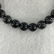 Natural Black Rutilated Quartz with Strawberry Quartz Beads Bracelet 17.79g 16cm 8.2mm 22Beads - 9.4mm 1Bead - Huangs Jadeite and Jewelry Pte Ltd