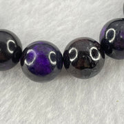 Very Good Grade Natural Sugilite Bracelet 天然苏纪石手链 52.36g 17cm 12.6mm 16 Beads - Huangs Jadeite and Jewelry Pte Ltd