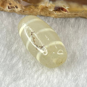 Natural Powerful Tibetan Old Oily Agate 3-Lines Dzi Bead Heavenly Master (Tian Zhu) 三行天诛 3.31g 20.2 by 10.7mm - Huangs Jadeite and Jewelry Pte Ltd