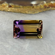 Natural Faceted Ametrine Parallelogram Shape 22.24ct 21.3 by 13.5 by 9.7mm - Huangs Jadeite and Jewelry Pte Ltd