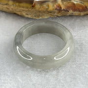 Natural-Type-A-Light-Wuji-Grey-Jadeite-Ring-3.07g-5.6-by-3.2mm-US-6.8-Hk15-(Close-to-Perfect)