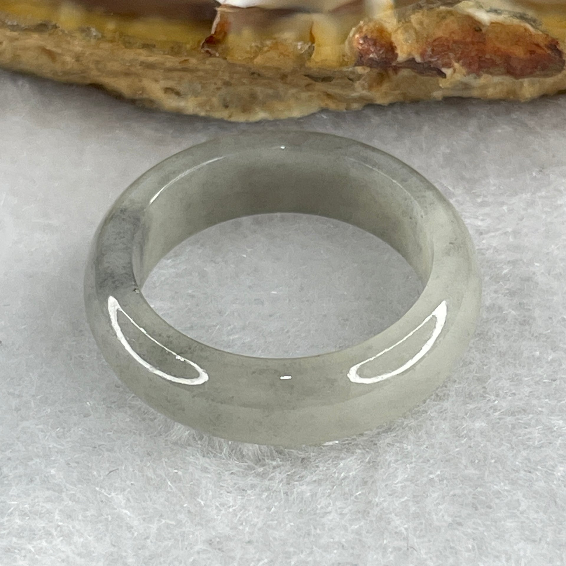 Natural-Type-A-Light-Wuji-Grey-Jadeite-Ring-3.07g-5.6-by-3.2mm-US-6.8-Hk15-(Close-to-Perfect)
