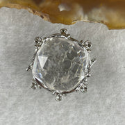 Natural Clear Quartz Pendant in S925 Sliver 6.54g 12.4mm - Huangs Jadeite and Jewelry Pte Ltd