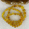 Natural Amber 琥珀 Beads Necklace 11.89g 8.6 to 5.8 mm 61 Beads - Huangs Jadeite and Jewelry Pte Ltd