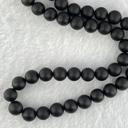 Special Natural Old Black King Amber Beads Necklace 特一天然老黑王琥珀项链 15.94g 45cm  8.0mm 59 Beads - Huangs Jadeite and Jewelry Pte Ltd
