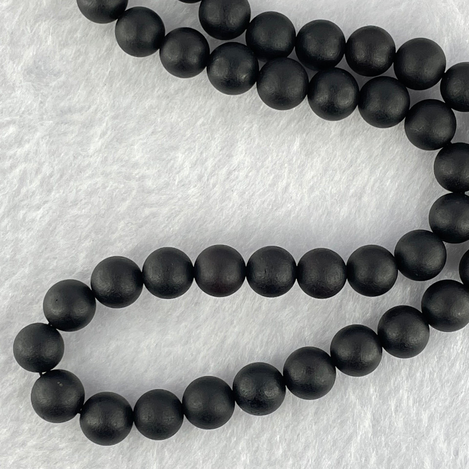 Special Natural Old Black King Amber Beads Necklace 特一天然老黑王琥珀项链 15.94g 45cm  8.0mm 59 Beads - Huangs Jadeite and Jewelry Pte Ltd