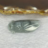 Type A Wuji Grey Jadeite Cicada 6.64g 16.9 by 36.5 by 7.1mm - Huangs Jadeite and Jewelry Pte Ltd