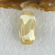 Natural Powerful Tibetan Old Oily Agate Tiger Tooth Daluo Dzi Bead Heavenly Master (Tian Zhu) 虎呀天诛 3.31g 20.1 by 10.8mm - Huangs Jadeite and Jewelry Pte Ltd