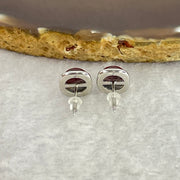 Good Grade Natural Auralite 23 S925 Silver Earrings 2.21g 7.8 by 3.5mm - Huangs Jadeite and Jewelry Pte Ltd