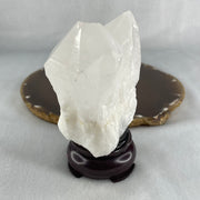 Natural Milky White Quartz Display 338.24g 76.4 by 47.9 by 107.5mm - Huangs Jadeite and Jewelry Pte Ltd