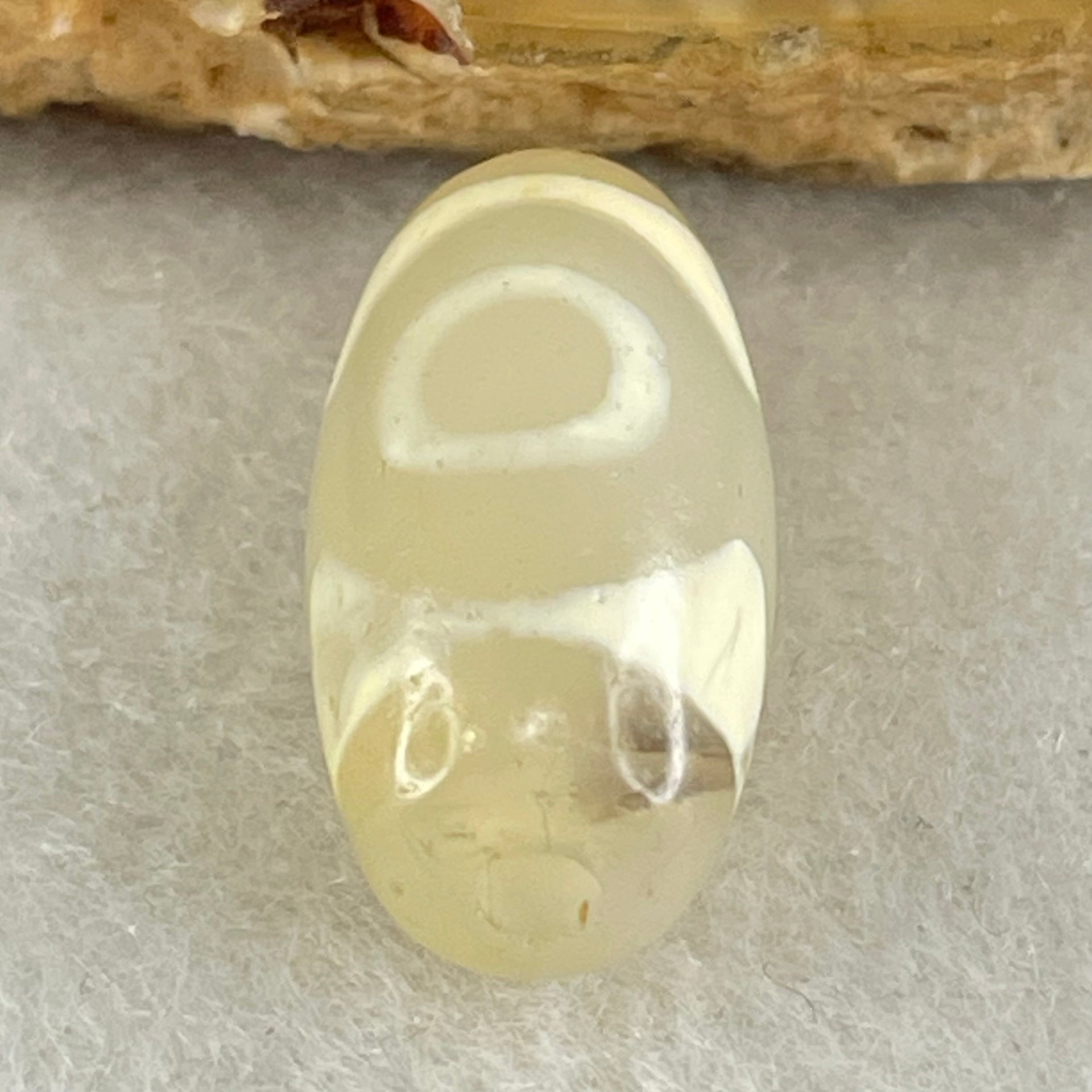 Natural Powerful Tibetan Old Oily Agate 3 Eyes Dzi Bead Heavenly Master (Tian Zhu) 三眼天诛 3.08g 20.2 by 10.2mm - Huangs Jadeite and Jewelry Pte Ltd