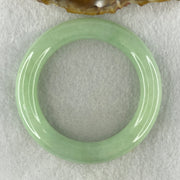 Natural Type A Full Apple Green Jadeite Bangle 61.62g Inner Diameter 50.1mm 11.5 by 11.3mm (External and Internal Lines) - Huangs Jadeite and Jewelry Pte Ltd