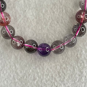 Natural Super 7 超级七 Bracelet 22.33g 9.5mm/bead 21 beads 15.5cm - Huangs Jadeite and Jewelry Pte Ltd