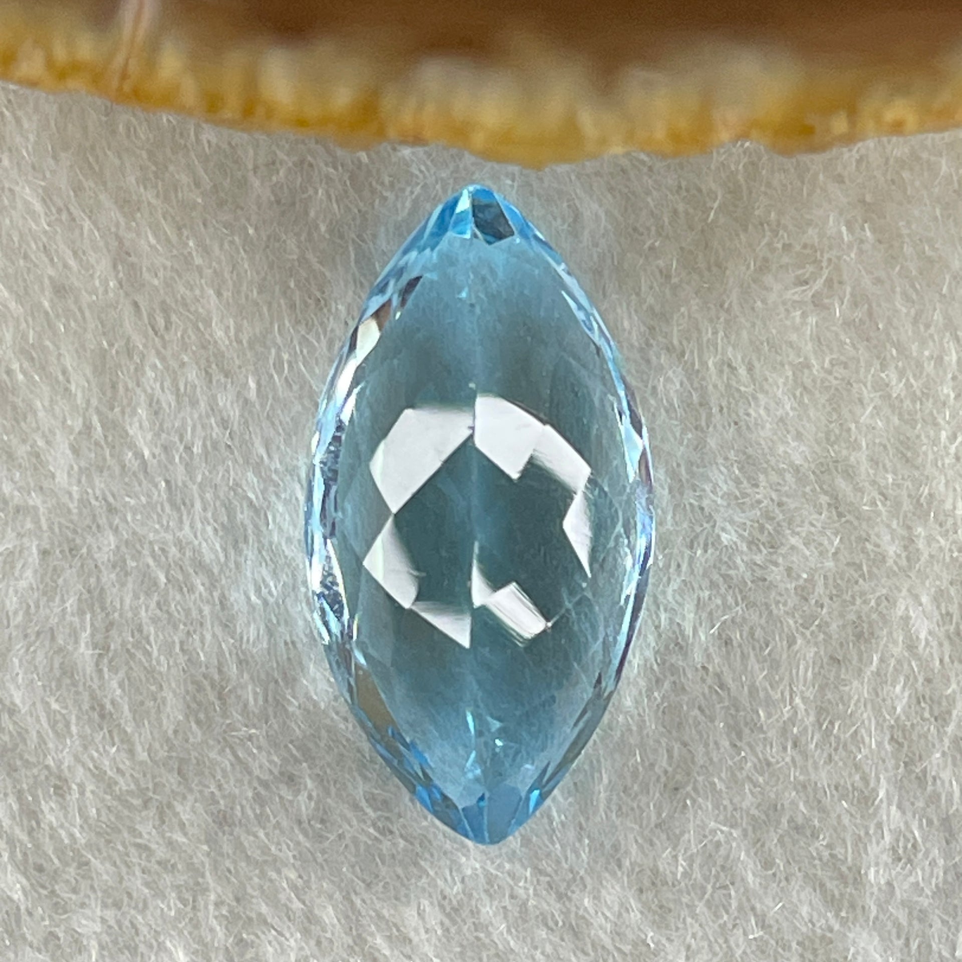 Natural Sky Blue Topaz Marquise Shape 11.37ct 19.5 by 10.4 by 7.3mm - Huangs Jadeite and Jewelry Pte Ltd