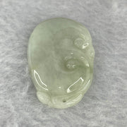 Type A Light Green Jadeite Ruyi 如意 39.55g 37.9 by 24.2 by 4.6mm - Huangs Jadeite and Jewelry Pte Ltd