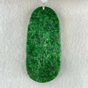 Type A Lao Keng Old Mine Full Spicy Green Jadeite Shan Shui with Guiren Benefactor Pendant 27.27g 63.1 by 29.9 by 6.8mm - Huangs Jadeite and Jewelry Pte Ltd