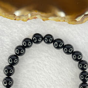 Natural Black Gold King Amber Beads Bracelet 天然黑金翁王琥珀手链 7.54g 16cm 8.5mm 23 Beads - Huangs Jadeite and Jewelry Pte Ltd