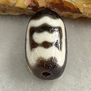 Natural Powerful Tibetan Old Oily Agate Garuda Dzi Bead Heavenly Master (Tian Zhu) 2.74g 17.0 by 10.2mm - Huangs Jadeite and Jewelry Pte Ltd