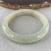 Natural Type Light Green Jadeite Bangle 58.51g Inner Diameter 55.6mm 11.8 by 9.4mm (Internal Line) - Huangs Jadeite and Jewelry Pte Ltd