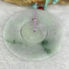 Type A Lavender Green Yellow Jadeite Double Ping An Kou Donut 29.08g 54.1 by 3.5mm - Huangs Jadeite and Jewelry Pte Ltd