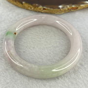 Type A Light Lavender With Green Patches and Red Spot 65.98g Internal Diameter 54.8mm 11.5 by 10.8 (External Line) - Huangs Jadeite and Jewelry Pte Ltd
