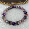 Natural Super 7 Crystal Bracelet 21.88g 9.2mm 21 Beads - Huangs Jadeite and Jewelry Pte Ltd