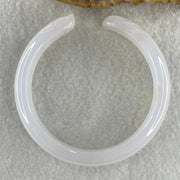 Natural Pinky Agate 9 Tail Fox Bangle 29.8g Internal Diameter 58.7mm 10.8 by 7.2mm - Huangs Jadeite and Jewelry Pte Ltd