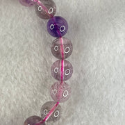 Above Average Grade Natural Super 7 Crystal Beads Bracelet 天然超级七水晶珠手链 21.93g 16cm 9.2mm 21 Beads - Huangs Jadeite and Jewelry Pte Ltd