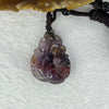 Natural Auralite 23 Nine Tail Fox Pendent 天然极光23九尾狐牌 9.75g 24.4 by 23.2 by 10.3mm - Huangs Jadeite and Jewelry Pte Ltd