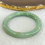Type A Blueish Green Jadeite Bangle Internal Diameter 53.9mm 43.94g 9.3 by 9.3mm (Internal Lines) - Huangs Jadeite and Jewelry Pte Ltd