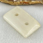 Antique Natural White Nephrite 26.34g 43.7 by 27.0 by 10.0mm - Huangs Jadeite and Jewelry Pte Ltd