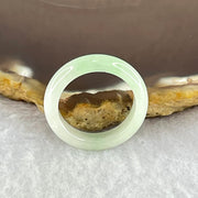Type A Light Green Jadeite Ring 2.54g 4.6 by 3.4mm US7.25 HK16 (Internal Line) - Huangs Jadeite and Jewelry Pte Ltd